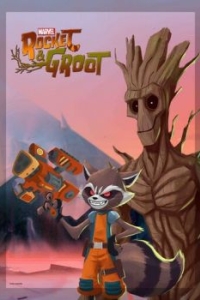 Постер Ракета и Грут (Rocket & Groot)