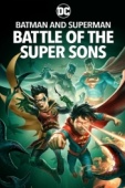 Постер Бэтмен и Супермен: битва Суперсыновей (2022)